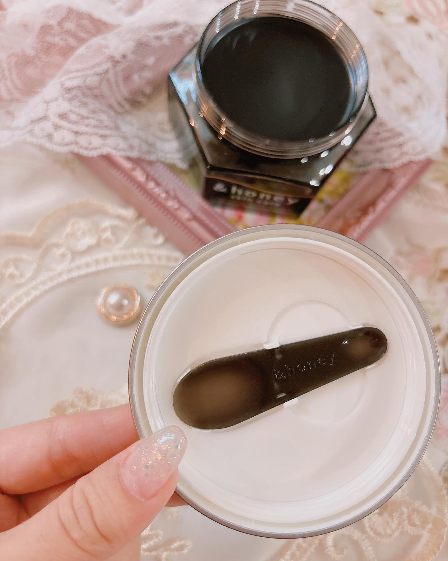 アンドハニー クレンジングバーム ブラック/&honey/クレンジングバームを使ったクチコミ（2枚目）