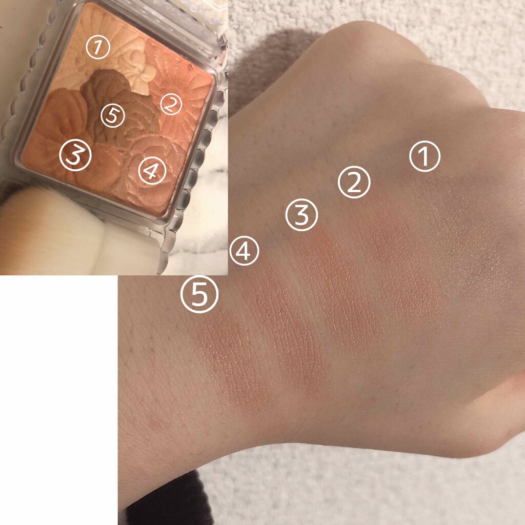 グロウフルールチークス/キャンメイク/パウダーチークを使ったクチコミ(2枚目)