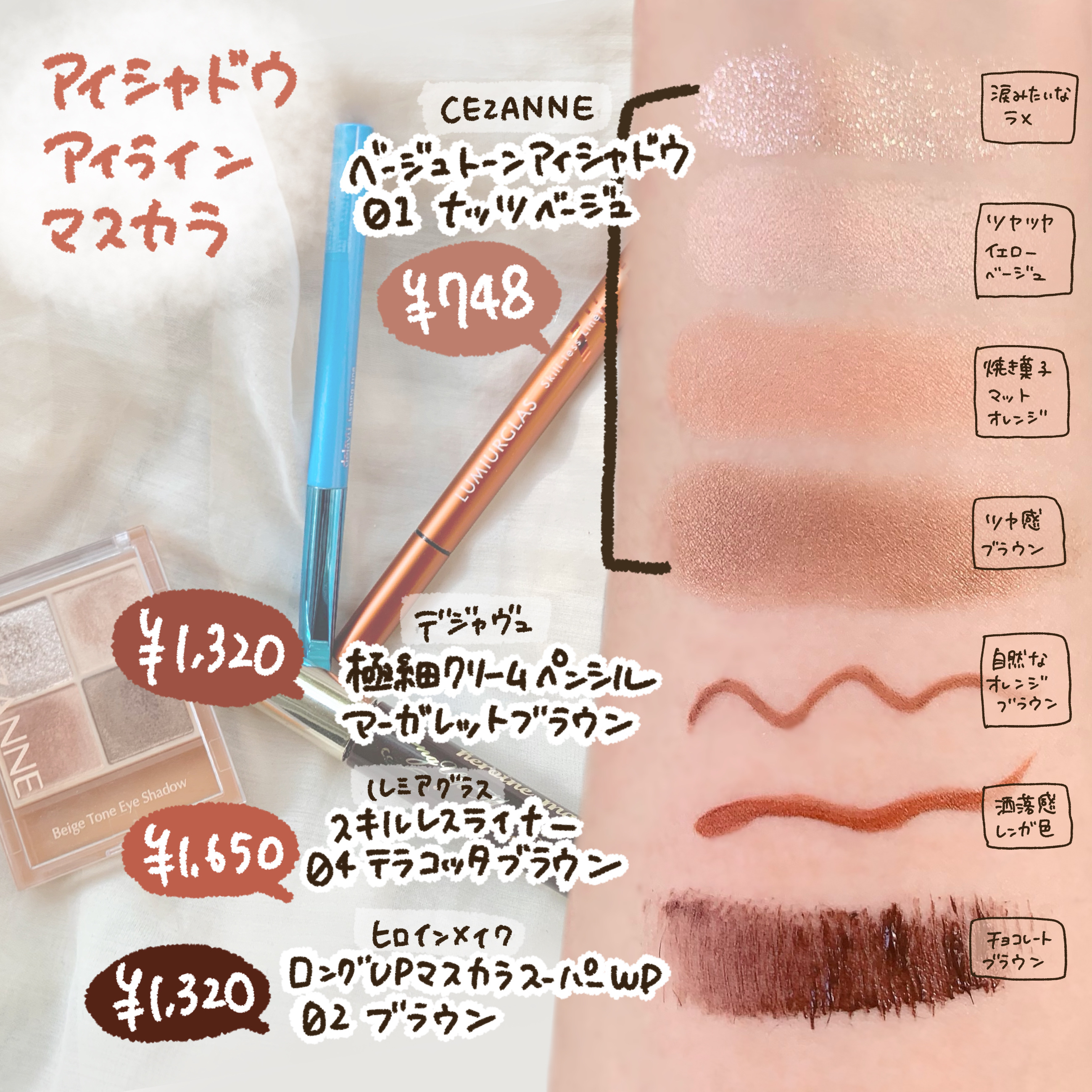 フィルム眉カラー/デジャヴュ/眉マスカラを使ったクチコミ（3枚目）