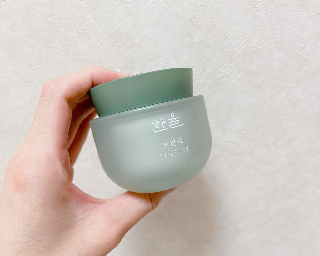 ピュアアルテミシア カーミングウォータークリーム/HANYUL(ハンユル)/フェイスクリームを使ったクチコミ(1枚目)
