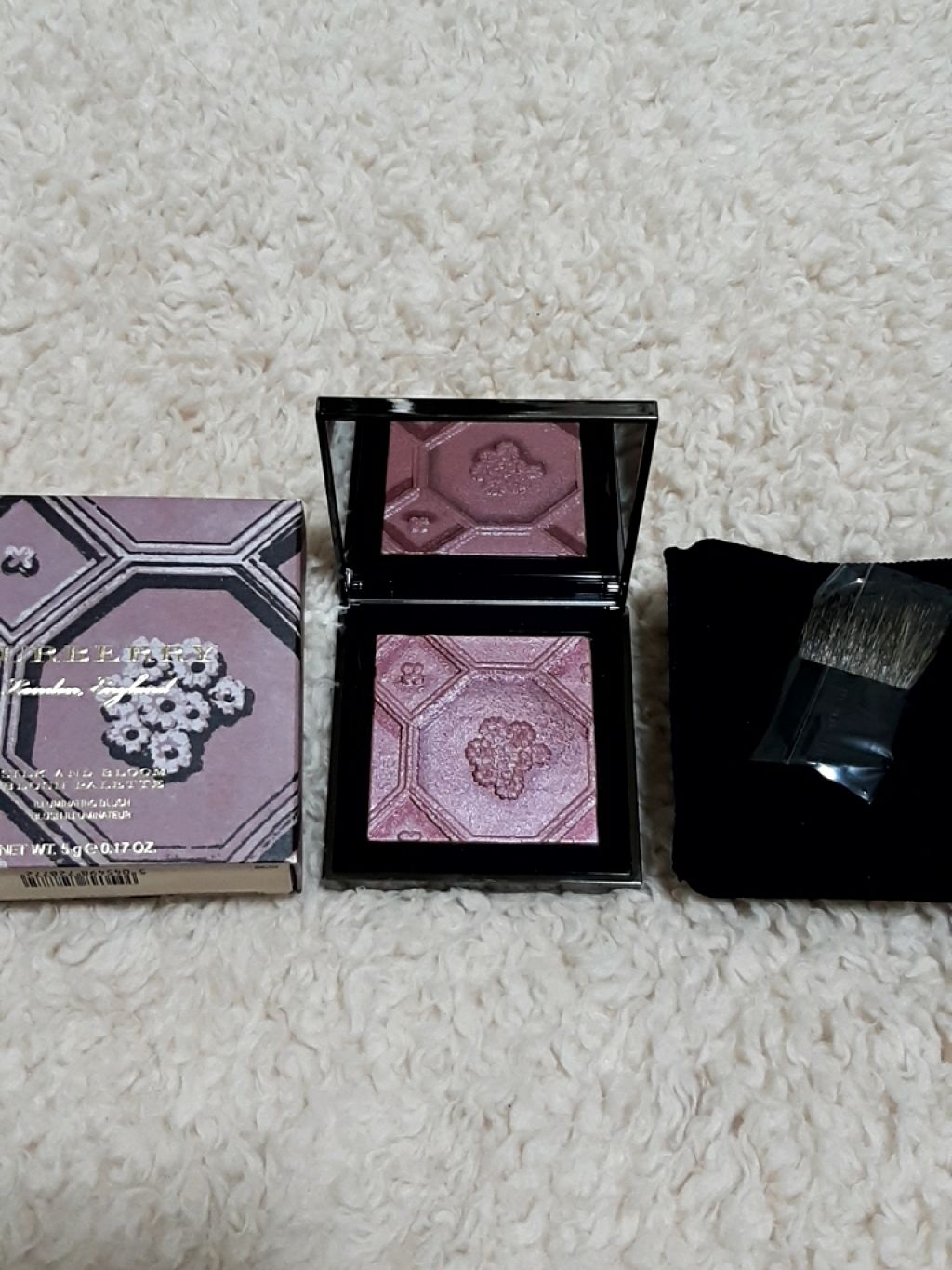 シルク＆ブルーム ブラッシュパレット/Burberry Beauty/パウダーチークを使ったクチコミ（2枚目）