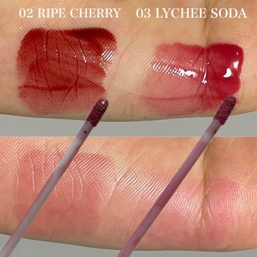 ZEESEA 「0」重力　軽いリキッド #ルージュ RIPE CHERRY/ZEESEA/リップグロスを使ったクチコミ（3枚目）