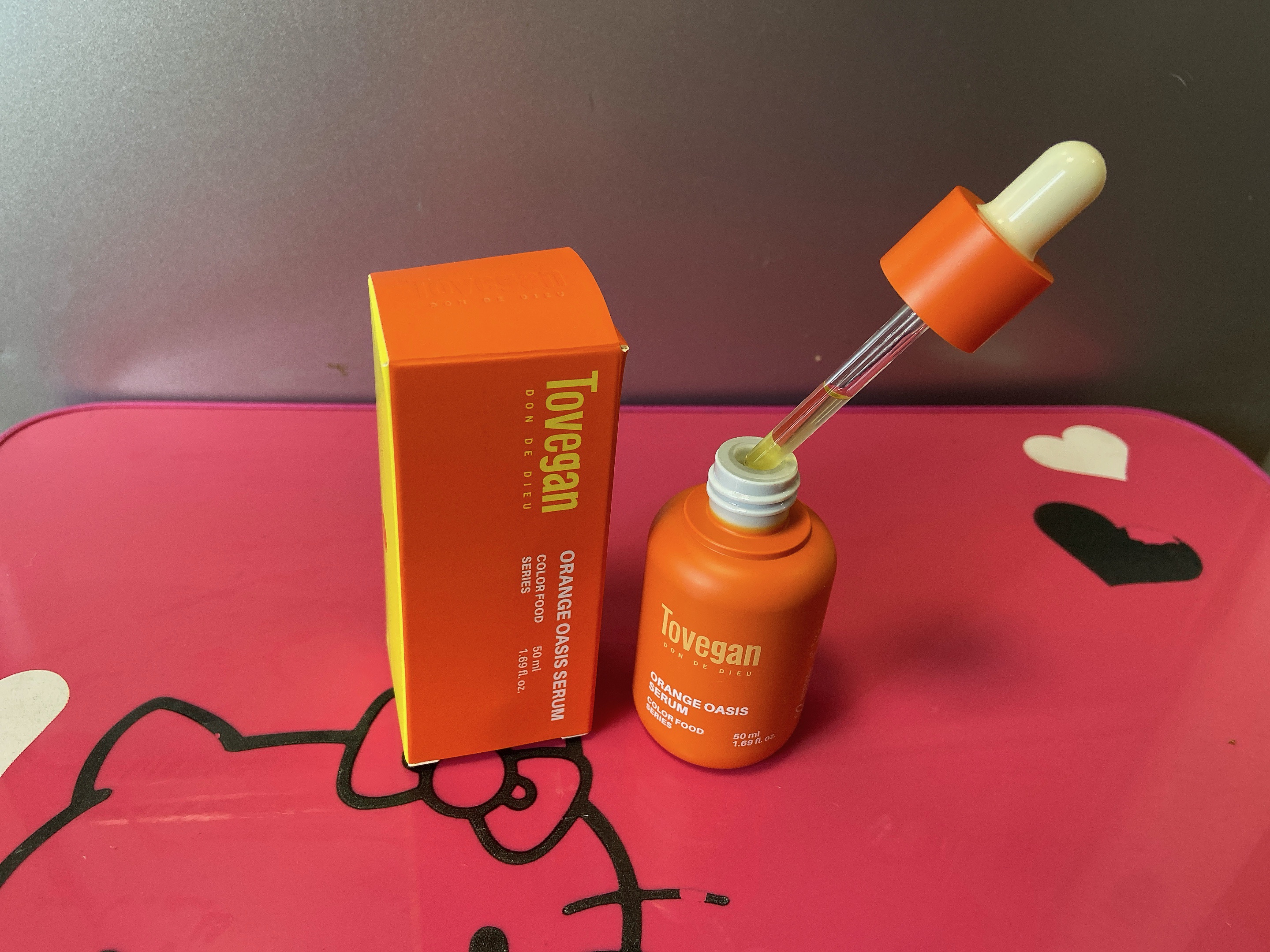 カラーフードシリーズオレンジオアシスセラム/Tovegan/美容液を使ったクチコミ（2枚目）