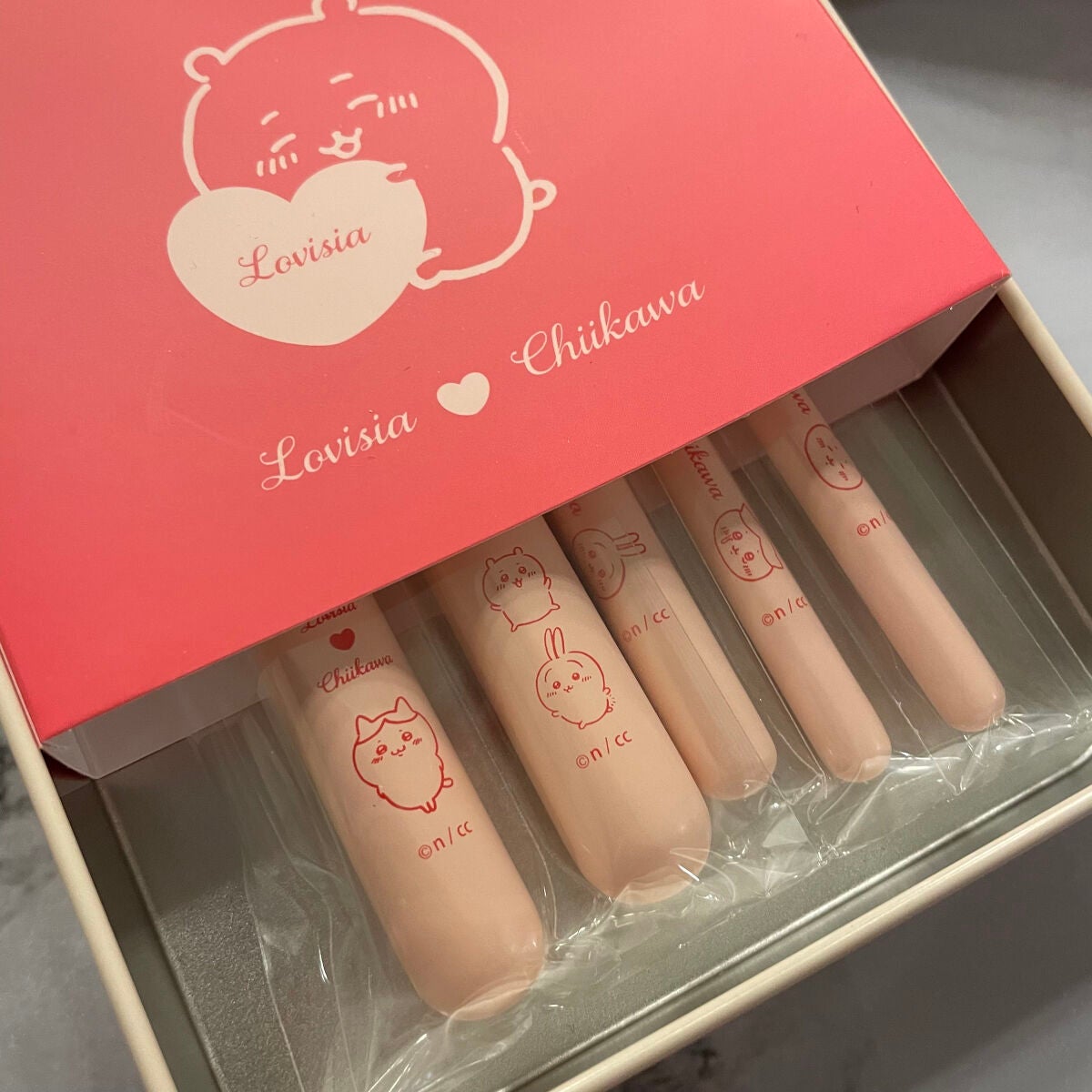 Lovisiaちいかわコスメセット/ラヴィジア/メイクアップキットを使ったクチコミ(9枚目)