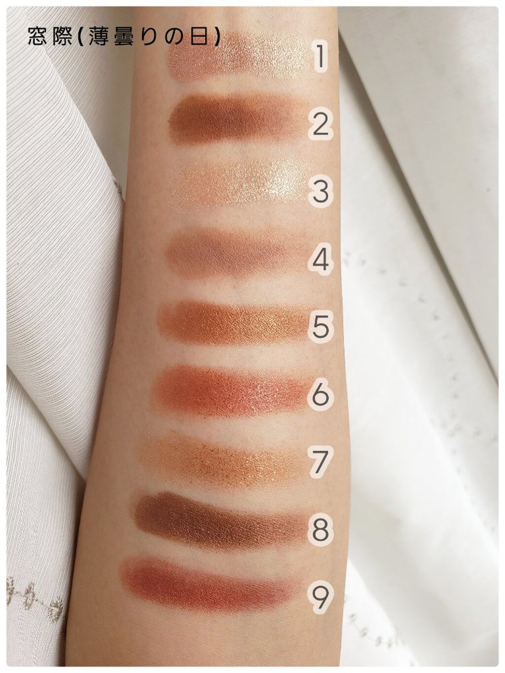 サマーソルスティス アイシャドーパレット/NARS/アイシャドウパレットを使ったクチコミ（3枚目）