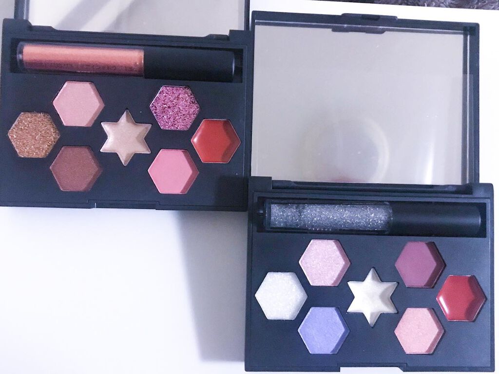 and us ウィンターコフレパレット/3COINS/メイクアップキットを使ったクチコミ（3枚目）