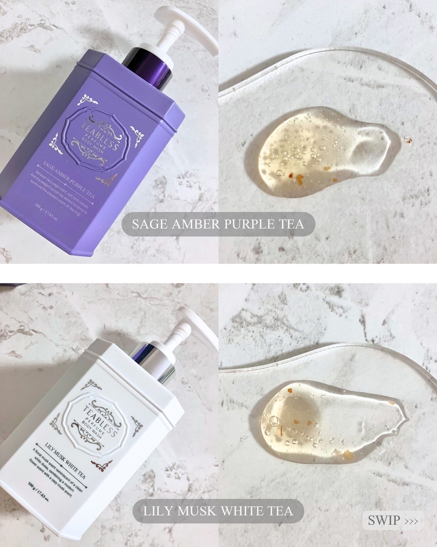 パフュームボディウォッシュ リリームスクホワイトティー/TEABLESS/ボディソープを使ったクチコミ(3枚目)