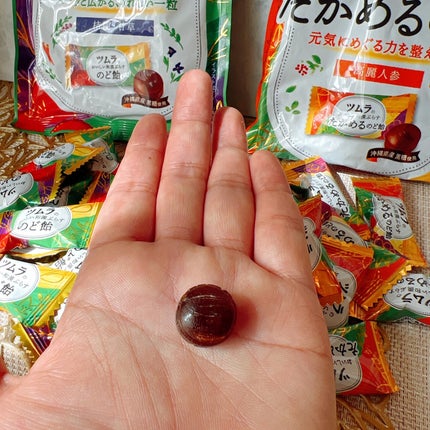 ツムラのおいしい和漢ぷらす たかめるのど飴   ツムラ専用パッケージ(個包装紙込み)/ツムラ/食品の画像