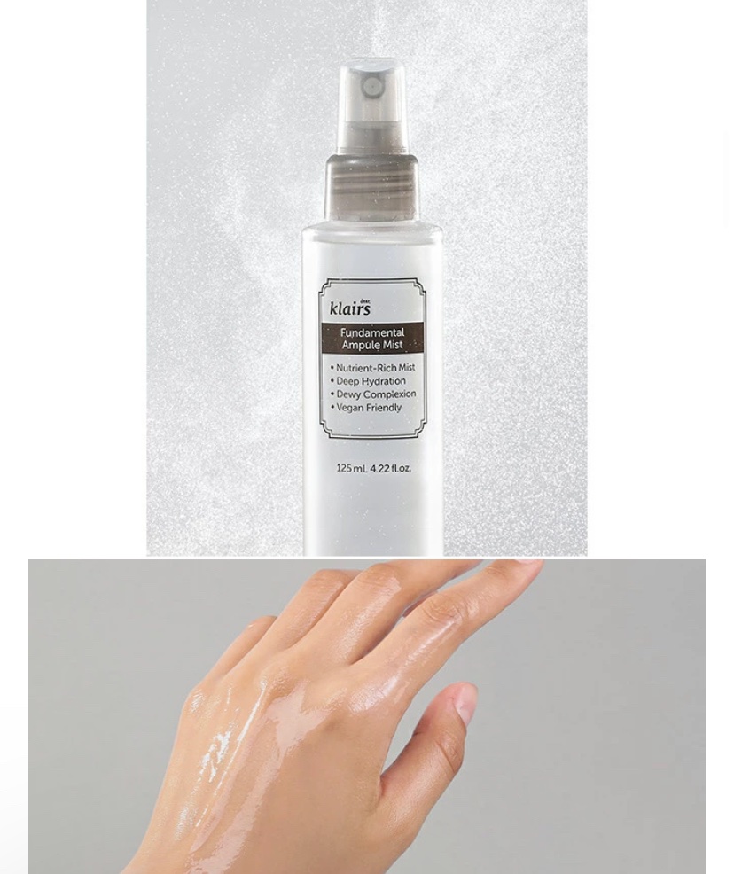 ファンダメンタルアンプルミスト(125ml)/Klairs/ミスト状化粧水を使ったクチコミ（3枚目）
