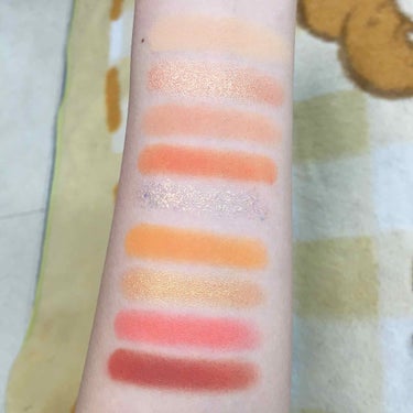 ORANGE YOU GLAD/ColourPop/アイシャドウパレットを使ったクチコミ（2枚目）