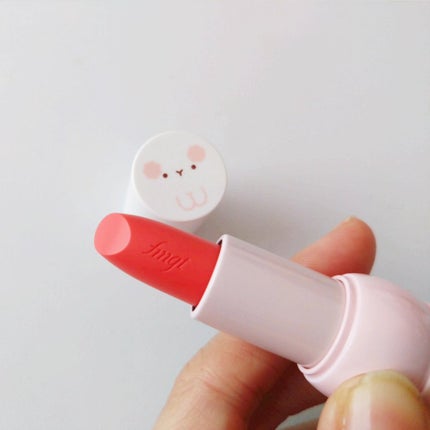 ニューボールドシアーグローリップスティック/THE FACE SHOP/口紅を使ったクチコミ(4枚目)