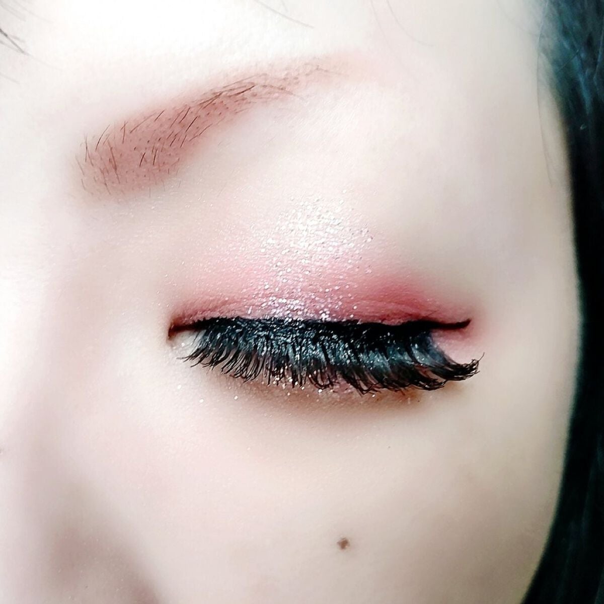 9色 マットグリッターアイシャドウパレット/MINSHZEE/アイシャドウパレットを使ったクチコミ(4枚目)