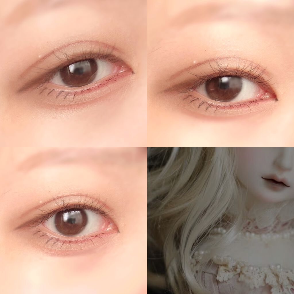 リキッドアイライナー ブラウン/無印良品/リキッドアイライナーを使ったクチコミ（2枚目）