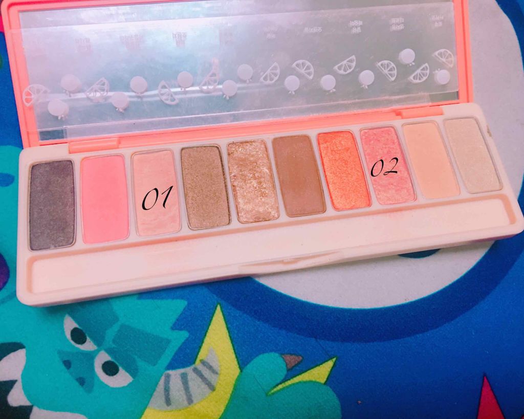 プレイカラー アイシャドウ/ETUDE/アイシャドウパレットを使ったクチコミ（2枚目）