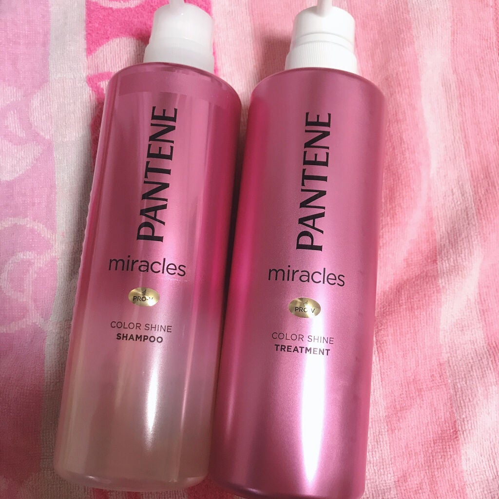ミラクルズ カラーシャイン シャンプー/トリートメント/パンテーン/市販シャンプーを使ったクチコミ(1枚目)