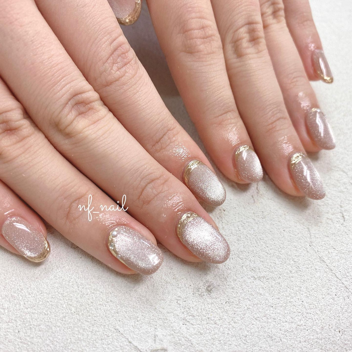 Natsumi◎nailist on LIPS 「.定額¥9,500.#ネイル#ネイルデザイン#ネイルアート..」(2枚目)