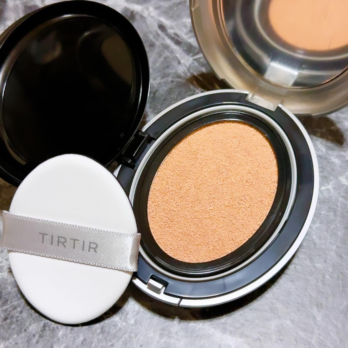 マスクフィットオーラクッション 23N サンド(SAND)/TIRTIR(ティルティル)/クッションファンデーションを使ったクチコミ（2枚目）