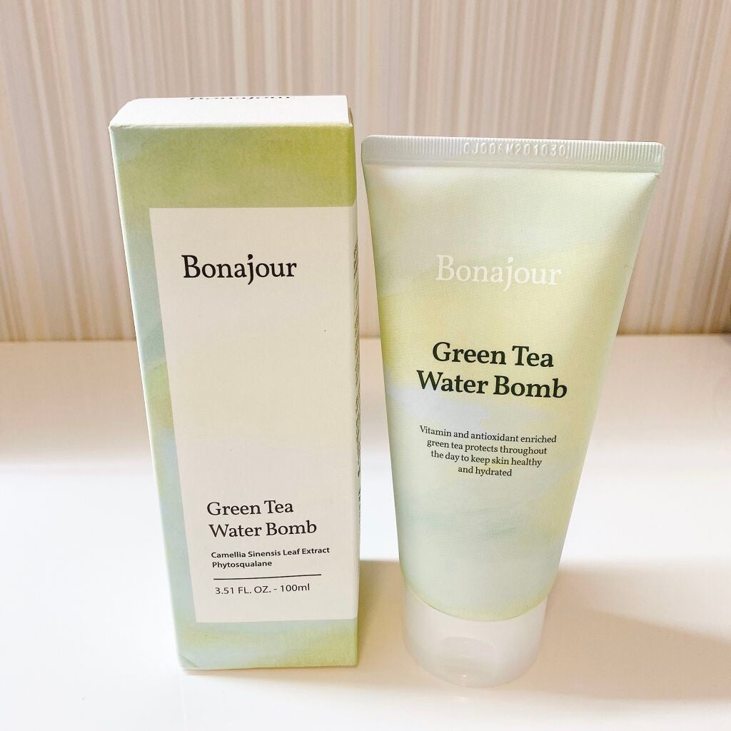 グリーンティーウォーターボム/Bonajour/フェイスクリームを使ったクチコミ(1枚目)