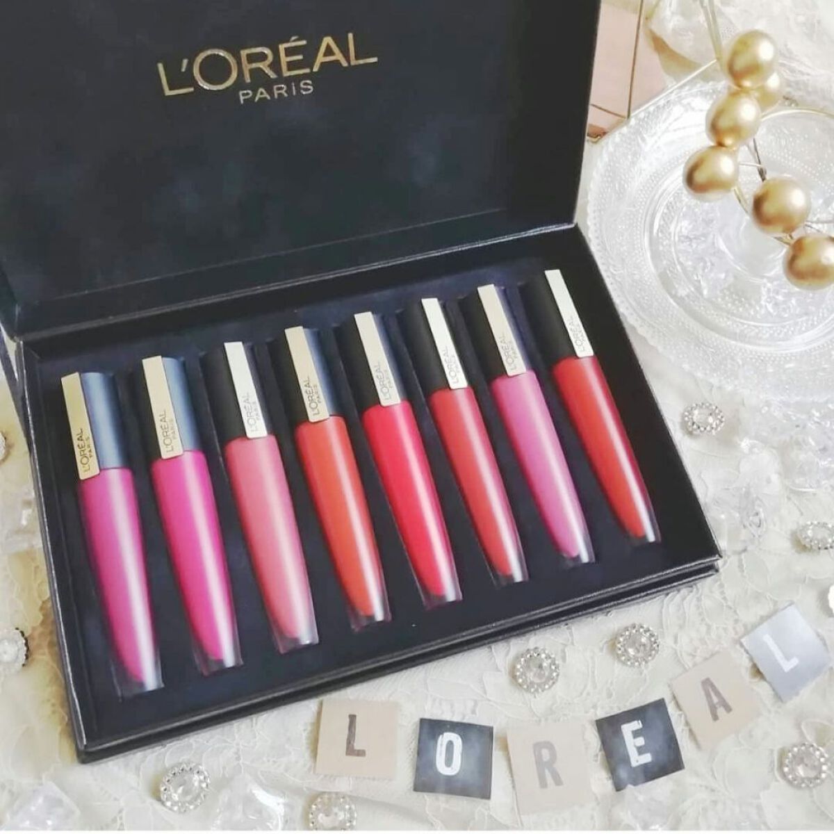 ルージュシグネチャー /ロレアル パリ/リップグロスを使ったクチコミ（1枚目）