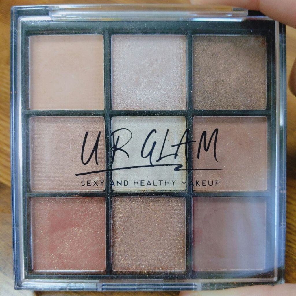 UR GLAM　BLOOMING EYE COLOR PALETTE/U R GLAM/アイシャドウパレットを使ったクチコミ（1枚目）