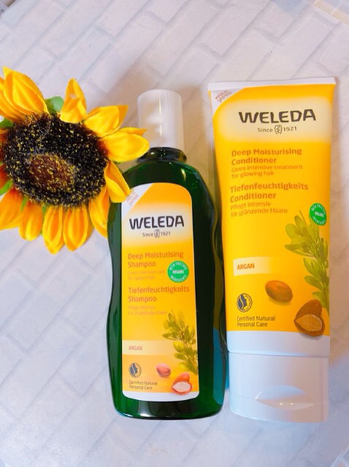 アルガン ヘアシャンプー／ヘアコンディショナー/WELEDA/市販シャンプーを使ったクチコミ（1枚目）