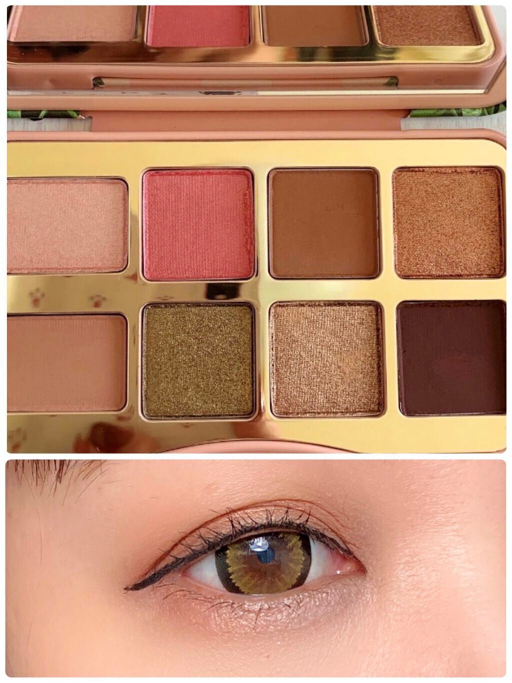 シェイク ユア パーム パームズ ミニ アイシャドウ パレット/Too Faced/アイシャドウパレットを使ったクチコミ(1枚目)