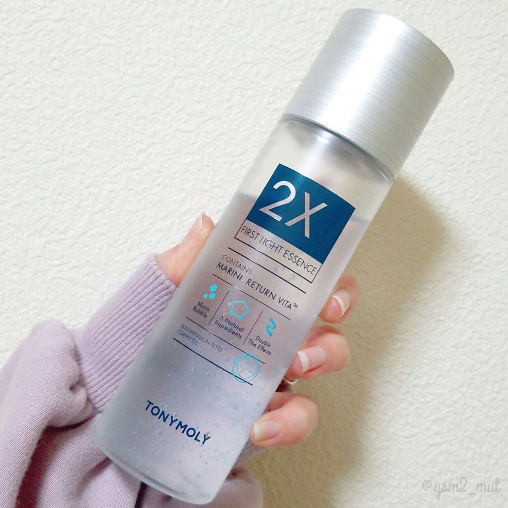 2x first essence/TONYMOLY/ブースター・導入液を使ったクチコミ(5枚目)