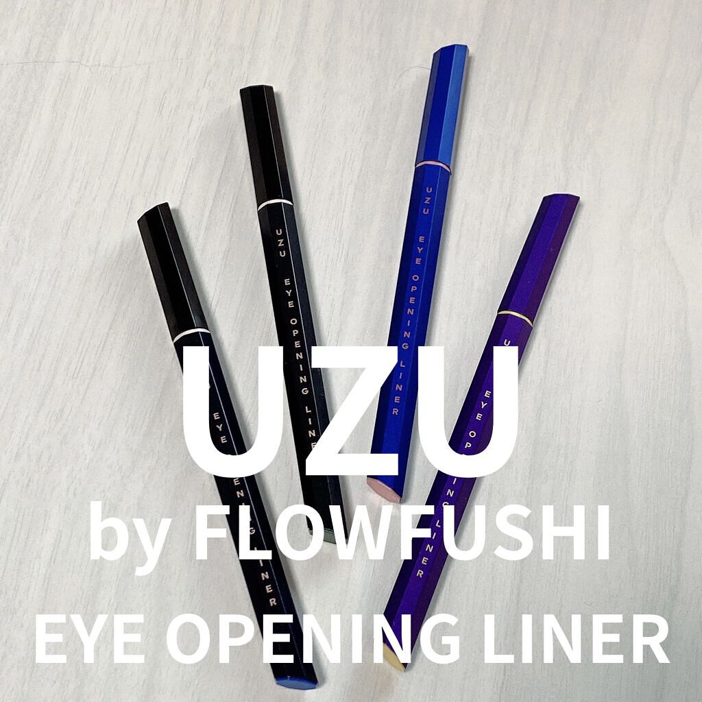 7 SHADES OF BLACK/UZU BY FLOWFUSHI/リキッドアイライナーを使ったクチコミ（1枚目）