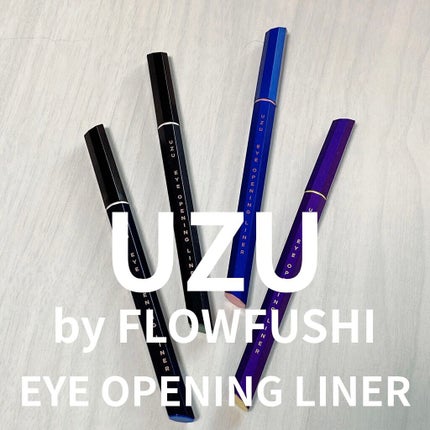 7 SHADES OF BLACK/UZU BY FLOWFUSHI/リキッドアイライナーを使ったクチコミ(1枚目)