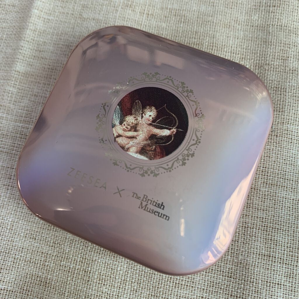 エンジェルキューピッドキスハイライター S02 ダイヤモンドシャンパン/ZEESEA/パウダーハイライトを使ったクチコミ（2枚目）