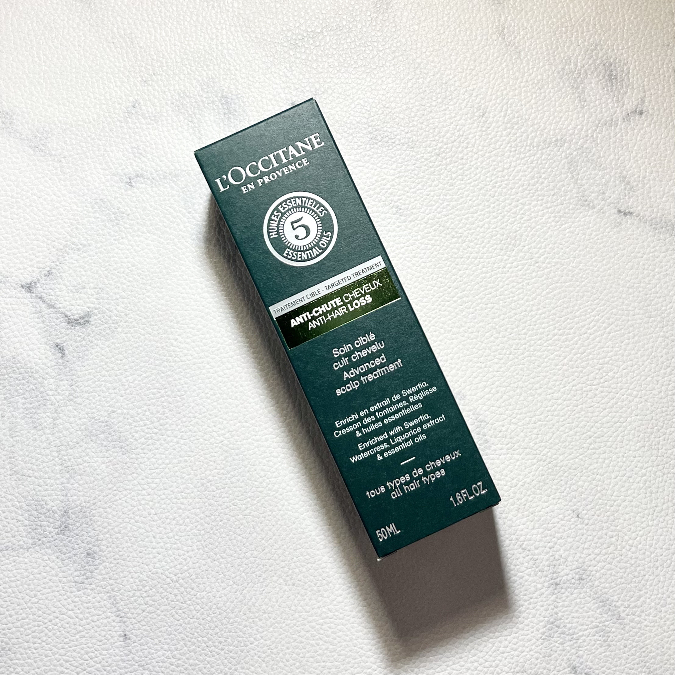 薬用 メディカル アンチヘアロスセラム/L'OCCITANE/頭皮ローションを使ったクチコミ（2枚目）