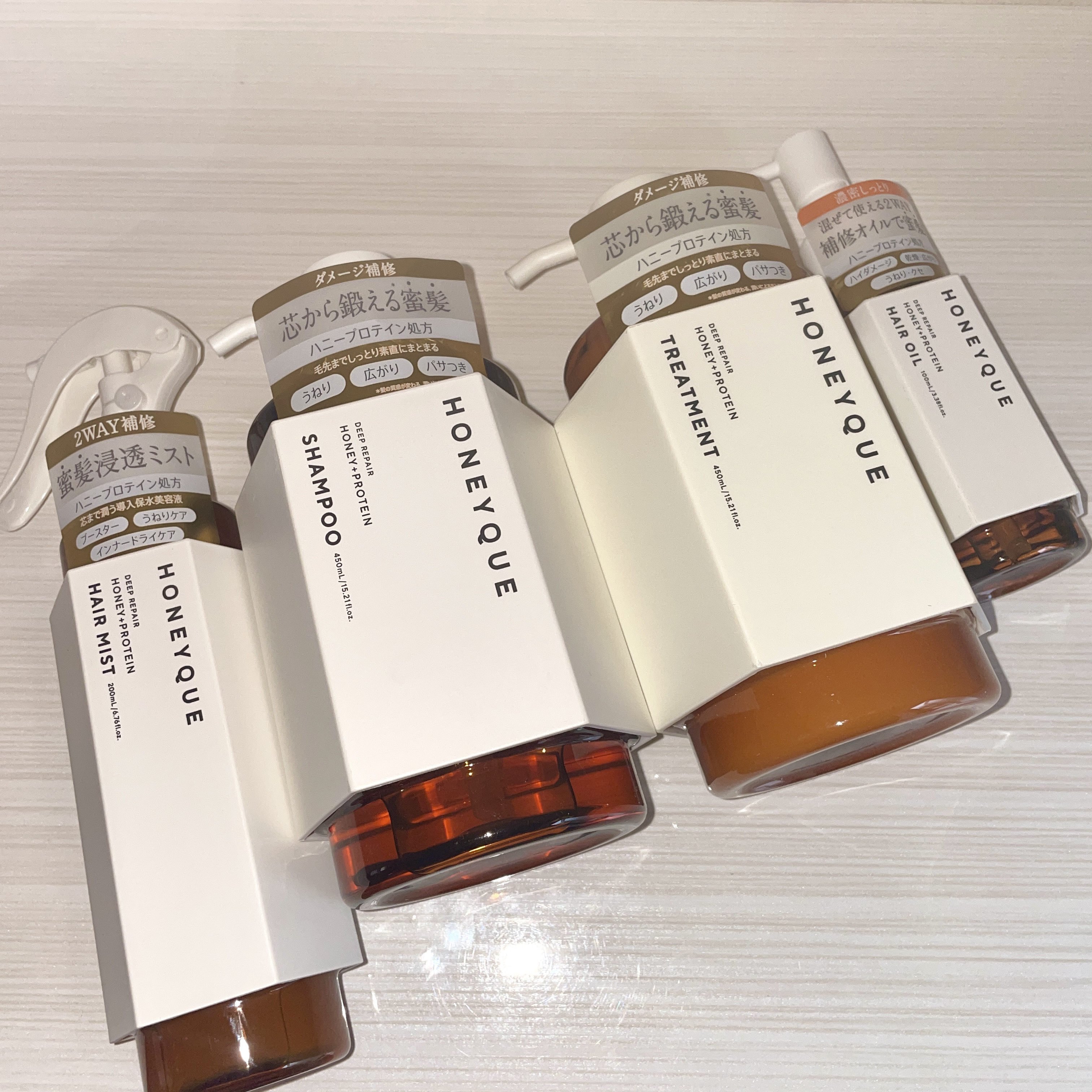 ディープリペア シャンプー モイスト／ヘアトリートメント モイスト/ハニーク/市販シャンプーを使ったクチコミ（1枚目）