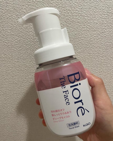 ビオレ ザフェイス 泡洗顔料 ディープモイスト/ビオレ/泡洗顔を使ったクチコミ(1枚目)