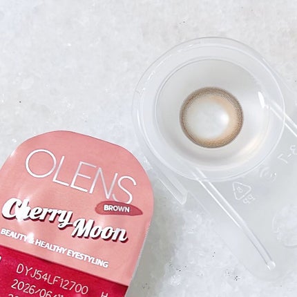 Cherry Moon 1day/OLENS/カラーコンタクトレンズを使ったクチコミ(3枚目)