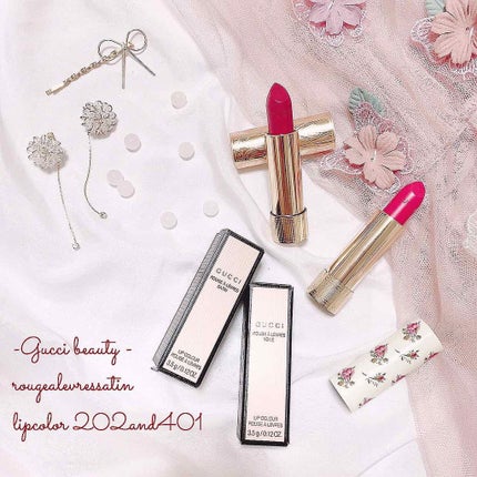 グッチ ルージュ ア レーヴル ヴォワル/GUCCI beauty/口紅を使ったクチコミ(1枚目)