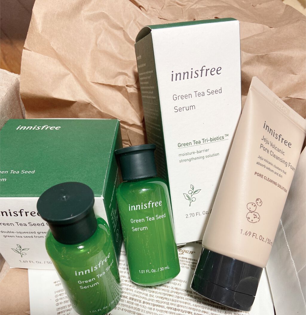 グリーンティーシード セラム N/innisfree/美容液を使ったクチコミ（1枚目）