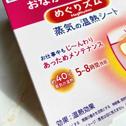 蒸気の温熱シート 下着の内側面に貼るタイプ/めぐりズム/その他を使ったクチコミ(5枚目)