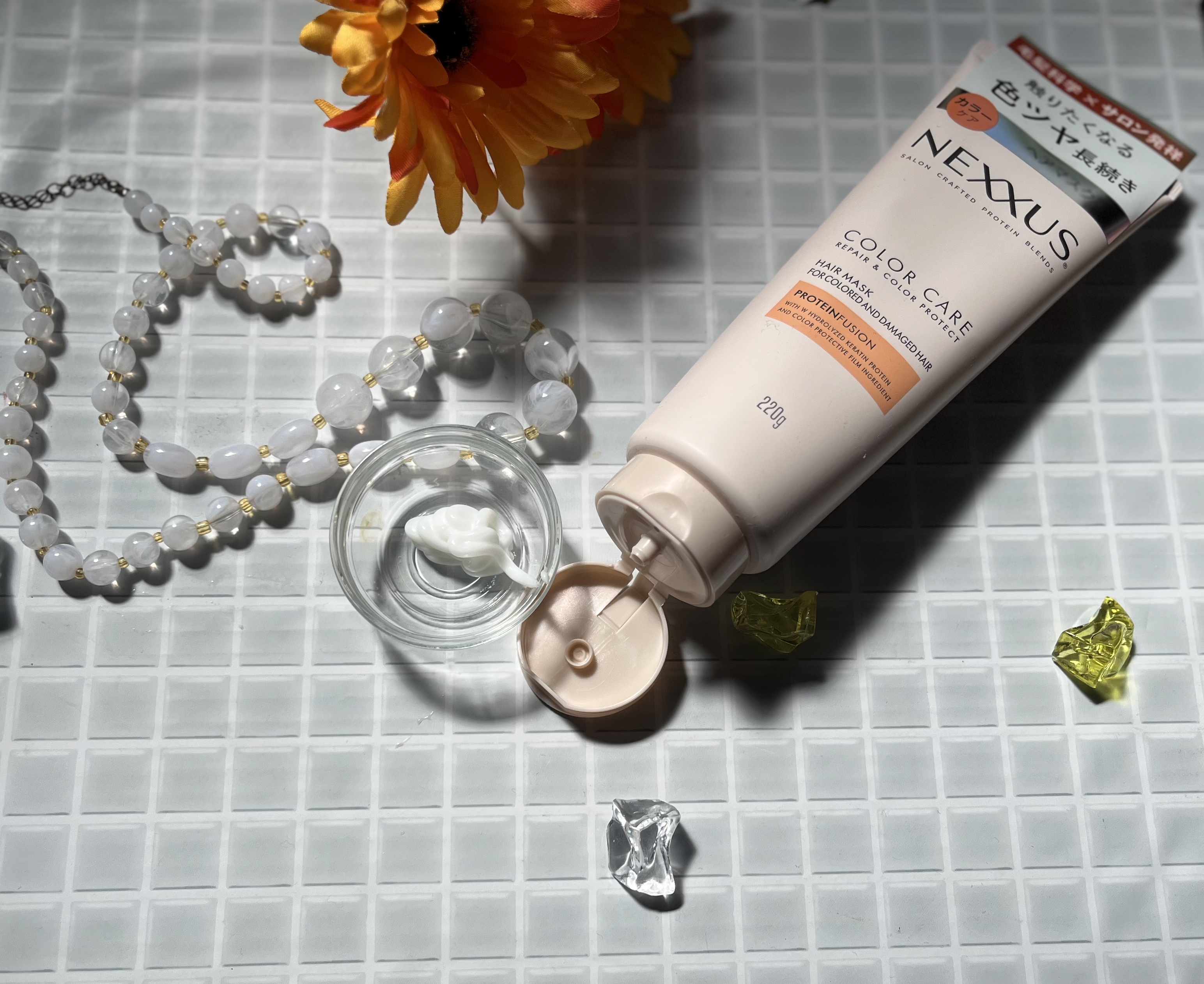 ネクサス リペアアンドカラープロテクト 洗い流すトリートメント ヘアマスク/NEXXUS(ネクサス)/ヘアマスク・ヘアパックを使ったクチコミ（2枚目）