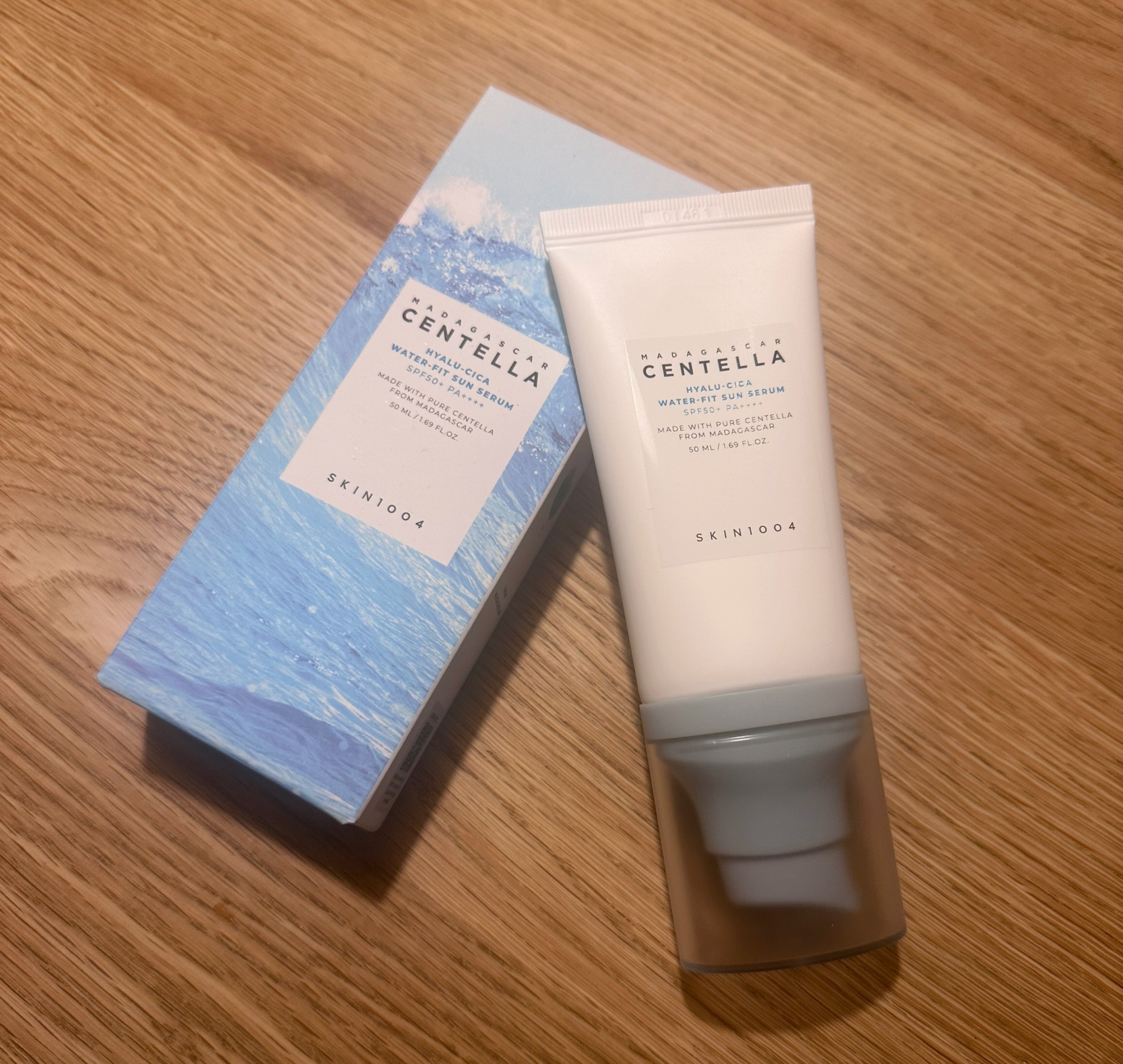 ヒアルーシカ ウォーターフィット サンセラム/SKIN1004/日焼け止めローションを使ったクチコミ（1枚目）