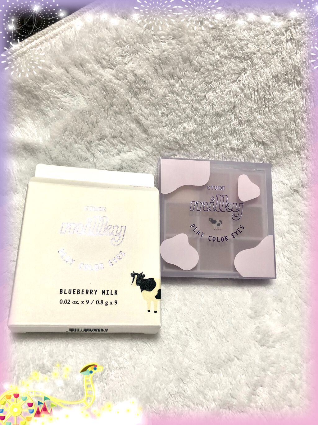 プレイカラーアイズ ≪ミルキーコレクション≫/ETUDE/アイシャドウパレットを使ったクチコミ（2枚目）