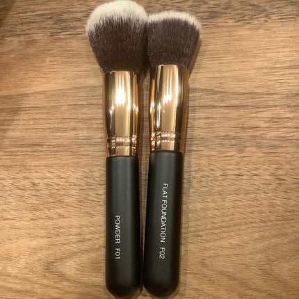 貴族のゴールド メイクブラシ11本セット 化粧ポーチ付き/SIXPLUS/メイクブラシを使ったクチコミ(5枚目)