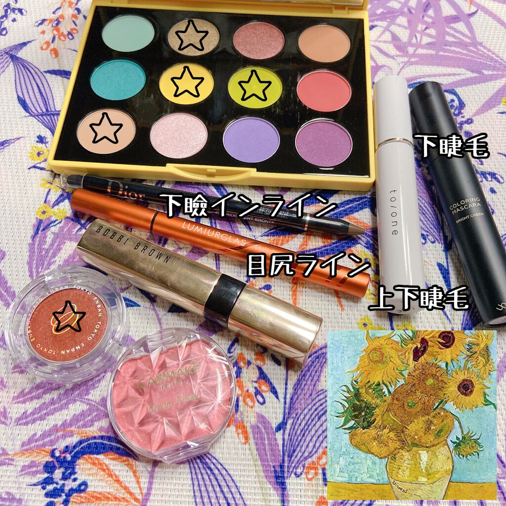 マルチグリッターカラー/ENBAN TOKYO/単色アイシャドウを使ったクチコミ（3枚目）