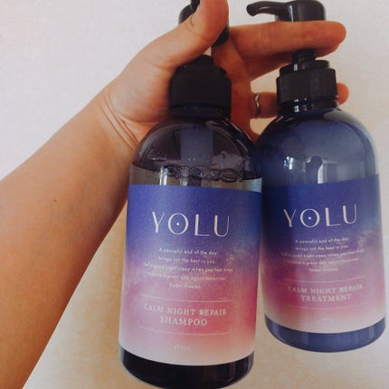 カームナイトリペアシャンプー/トリートメント/YOLU/市販シャンプーを使ったクチコミ(1枚目)