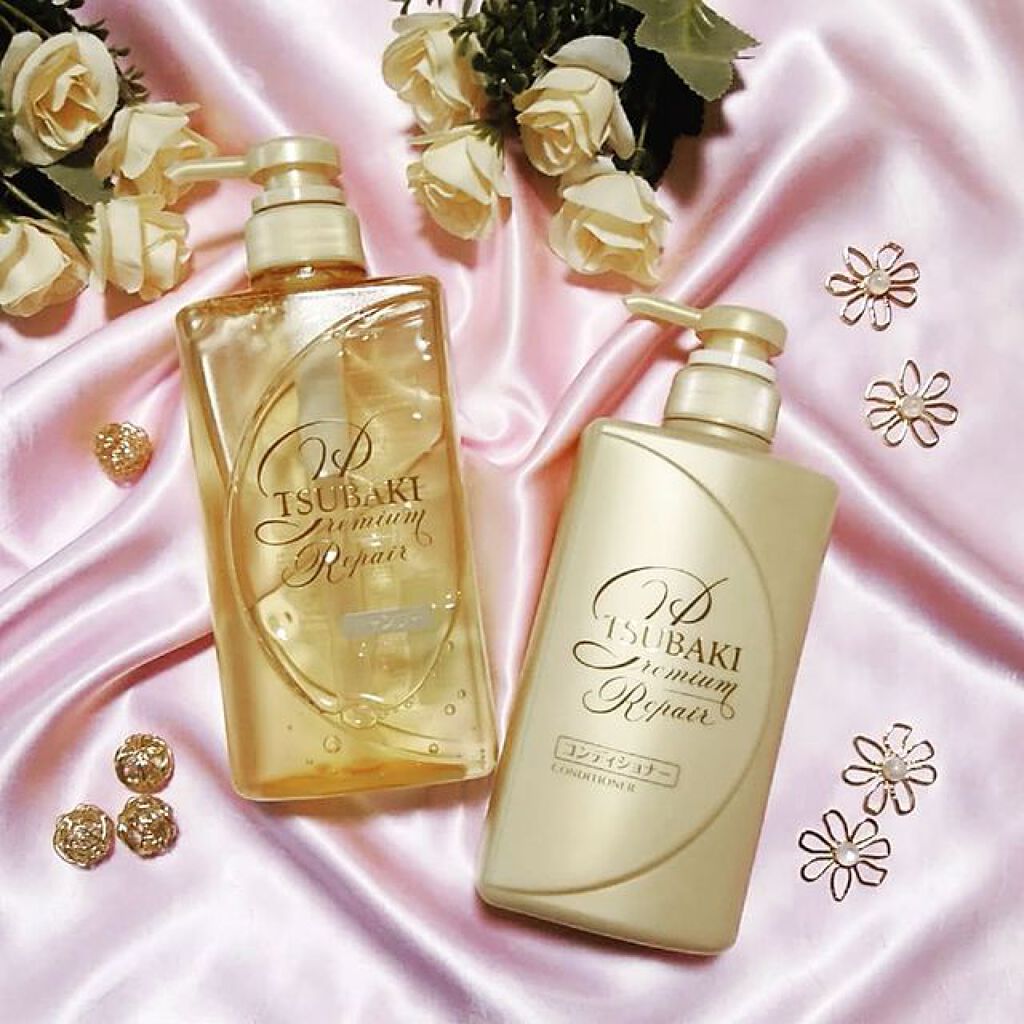 プレミアムリペア シャンプー／ヘアコンディショナー/TSUBAKI/市販シャンプーを使ったクチコミ（1枚目）