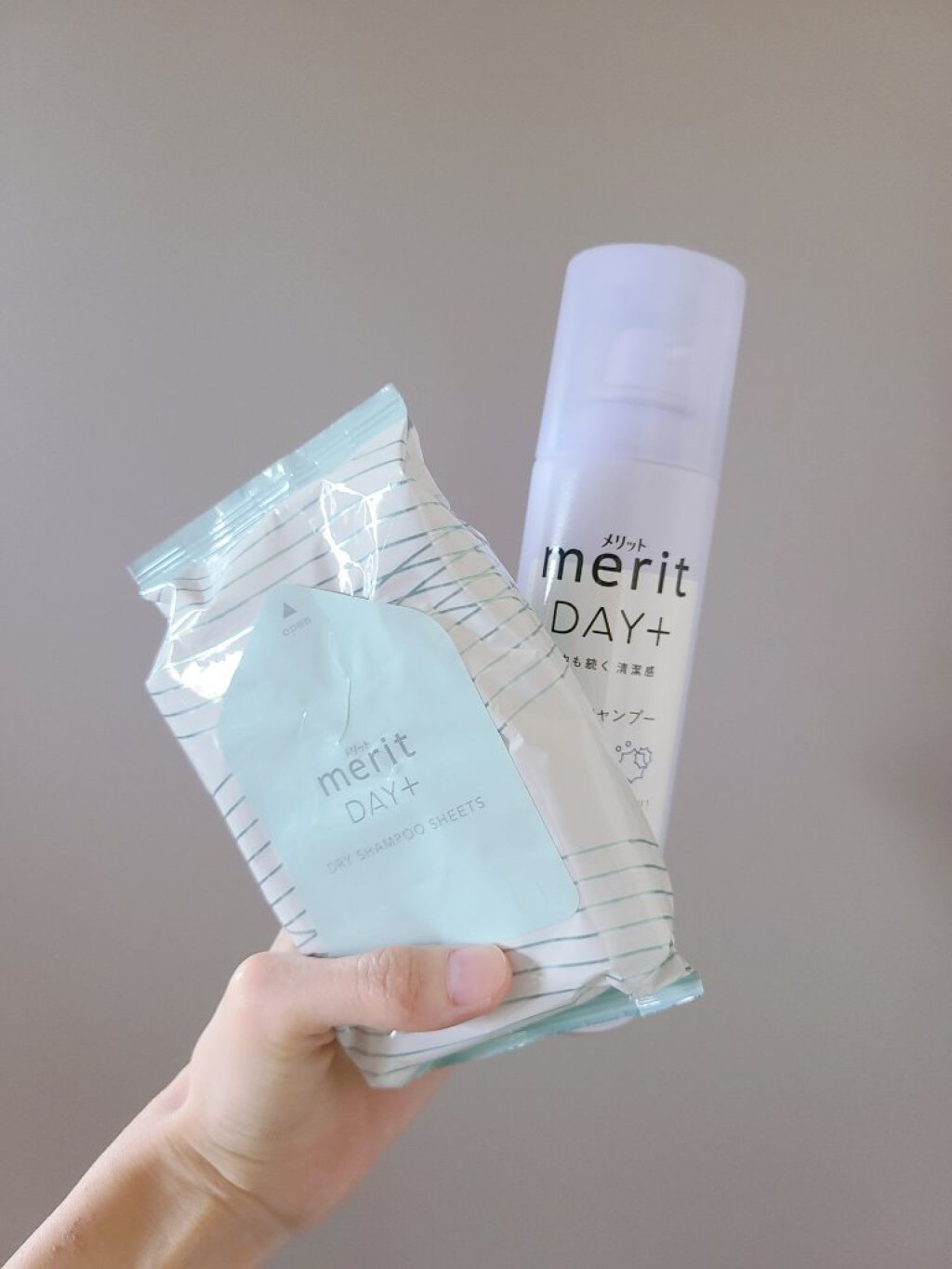 メリット ドライシャンプーシート すっきり爽快タイプ/メリット/ドライシャンプーを使ったクチコミ（1枚目）