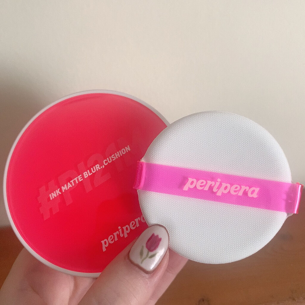 インク マット ブラー クッション/PERIPERA/クッションファンデーションを使ったクチコミ（3枚目）