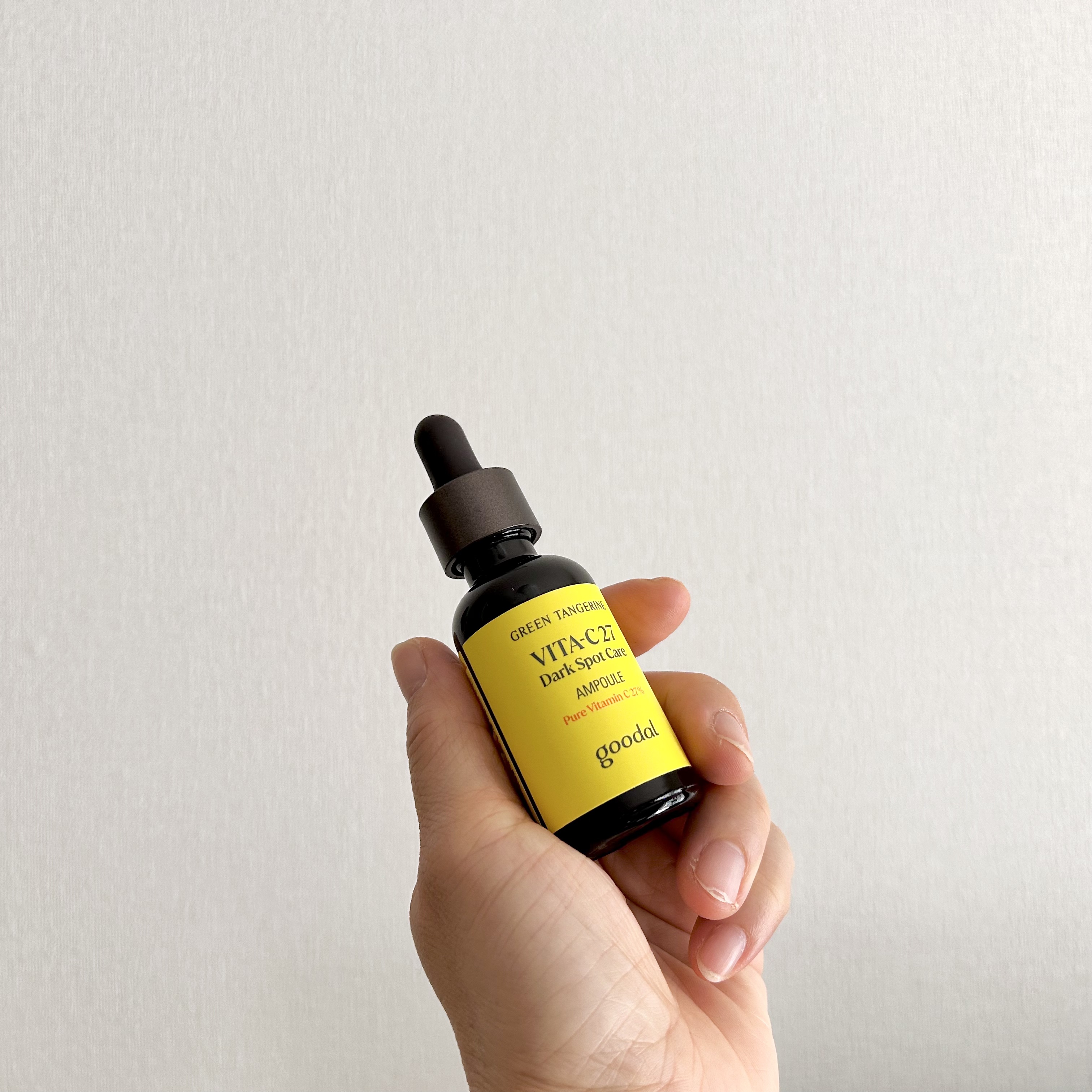 グリーンタンジェリンビタC27ダークスポットケアアンプル/goodal/美容液を使ったクチコミ（2枚目）