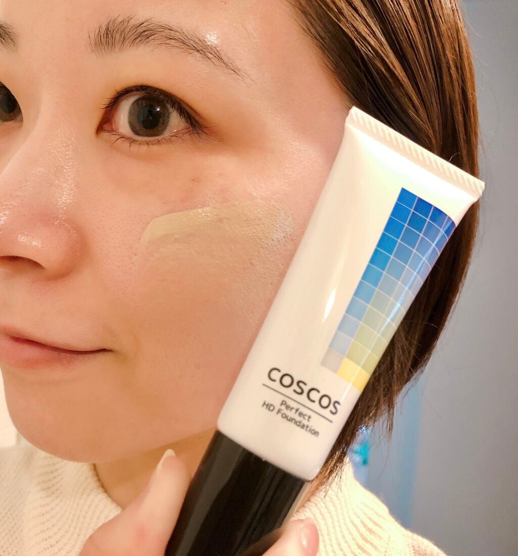 パーフェクトHDファンデーション/COSCOS/リキッドファンデーションを使ったクチコミ(2枚目)