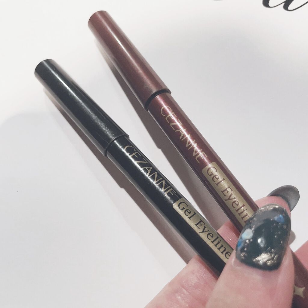 ジェルアイライナー/CEZANNE/ジェルアイライナーを使ったクチコミ（1枚目）