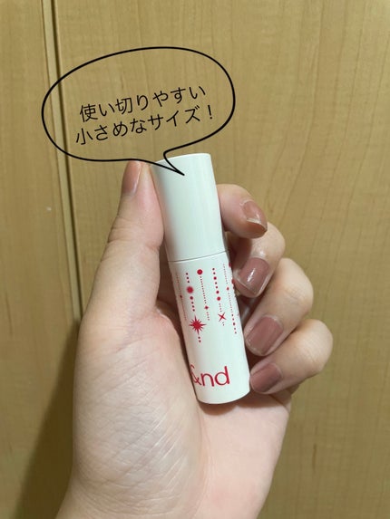 アンドバイロムアンド グラッシーボムティント/&nd by rom&nd/リップティントを使ったクチコミ(2枚目)